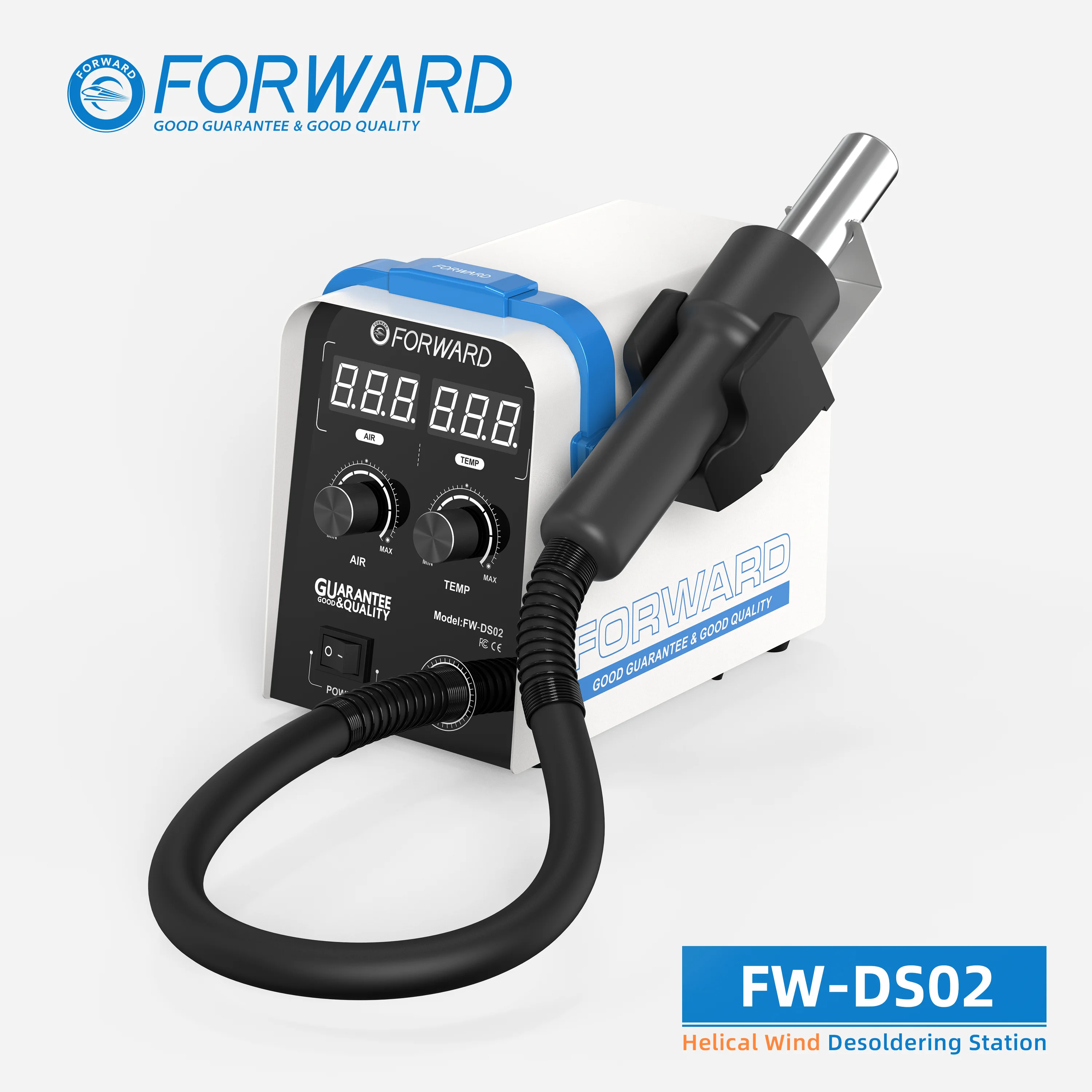 FW-DS02 – Precise Temperature Control Helical Wind Desoldering Station