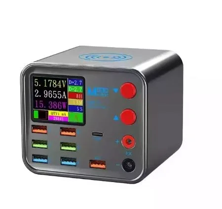 Maant Dianba No.1 Multifunctional 8-port Fast Charger PD+QC3.0 Quick Charging With Wireless Charger for Mobile Phone