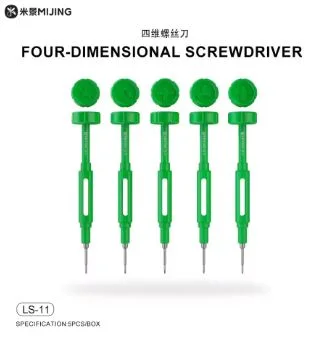 Mijing LS-11 Four-dimensional Screwdriver High Strength Anti-static Disassembly Hand Tools Kit for IPhone Android Phones Repair