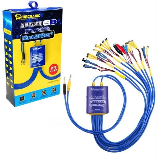 MECHANIC Iboot AD Android Phone General Series Super Boot Line DC Power Supply Cable Phone Repair Wire With Security Decoding