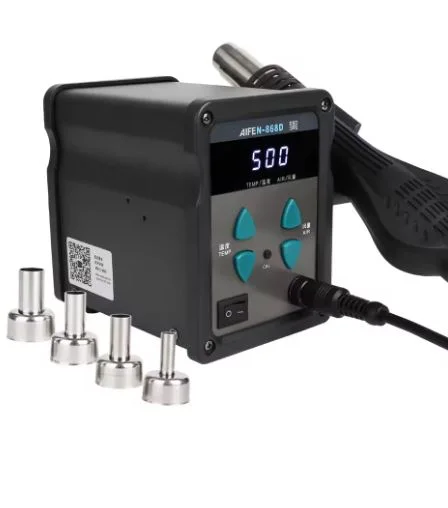AIFEN-868D Hot Air Station 700W LED Digital Solder Iron Desoldering Rework Soldering Station Heat Gun For BGA Welding Repair