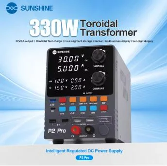 SUNSHINE P2 PRO 30V 5A Adjustable Switching Intelligent Regulated DC Bench Power Supply With Intelligent Charging Mode tools set