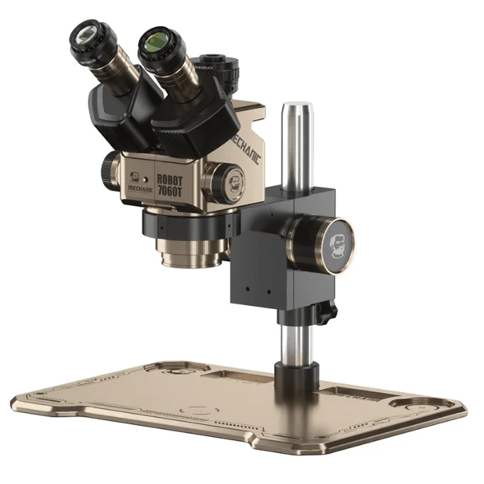MICROSCOPIO TRINOCULAR MECHANIC ROBOT7060T-TG
