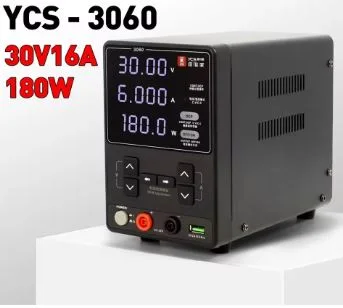 YCS 3060 Power Supply 30V 6A 180W High-Power for Mobile Phones Maintenance DC Ammeter Burning Machine Short Circuit Repair tools
