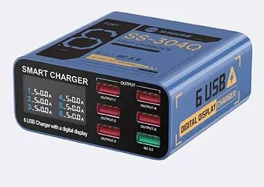 SUNSHINE SS-304Q Smart Lightning Charger/6 USB Ports