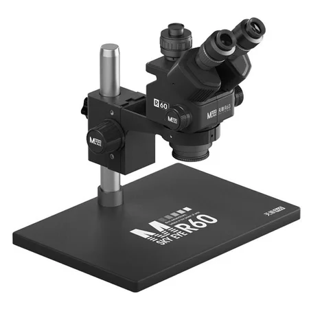 MaAnt Sky Eye R60 7-60X Zoom Trinocular Microscope 0.7X-6.0X Objective Lens PCB/SMD/BGA Industrial Microscope for Phone Repair