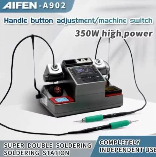 AIFEN A902 Soldering Station C115 C210 C245 Double Station Welding Rework Station For Cell-Phone PCB IC Repair Solder Tools