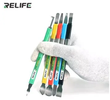 RELIFE RL-049A Double-headed Multi-function Prying Knife for Iphone Android Remove The Glass Back Cover Tin Scraping Knife tools