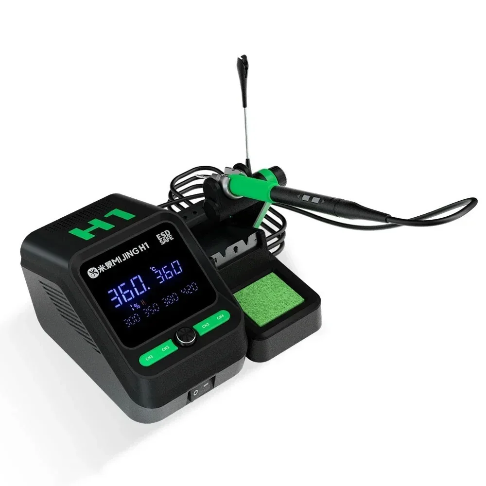 Mijing H1 Intelligent Soldering Station Heating Core Welding Station +210 Handle