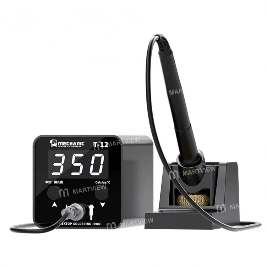 MECHANIC T12 Pro intelligent Digital Display Electric Soldering Iron Adjustable Welding Tool fast heating T12 series