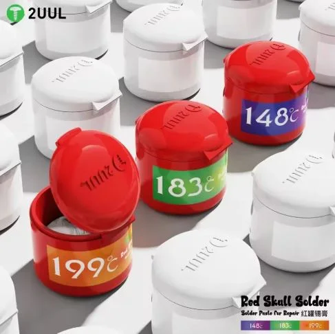 2UUL Solder Tin Paste 138 148 183 199 Original 50g for PCB BGA CPU LED Melting Point Welding Flux Soldering Cream Repair Tools