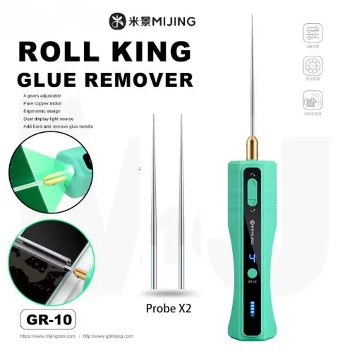 Mijing GR-10 OCA Glue Rolling Machine Degumming Set for Mobile Phones LCD Screen Degumming Speed Regulation Glue Remove Pen