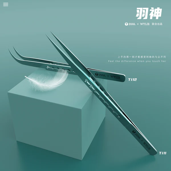 2UUL Titanium Alloy Ultralight Tweezer for Precise Phone Board Repair