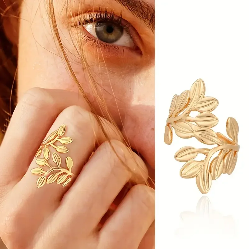 Leaf-Shaped Ring