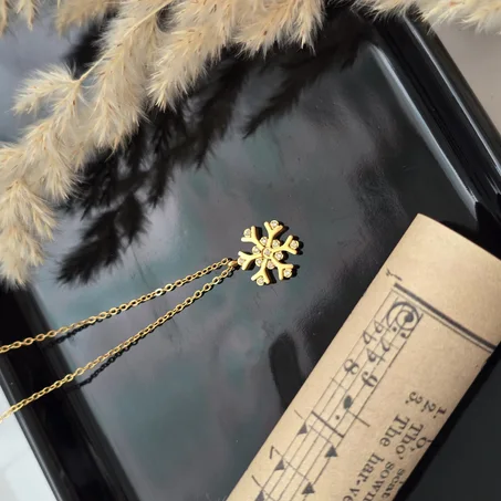 Snowflake-Charm Necklace