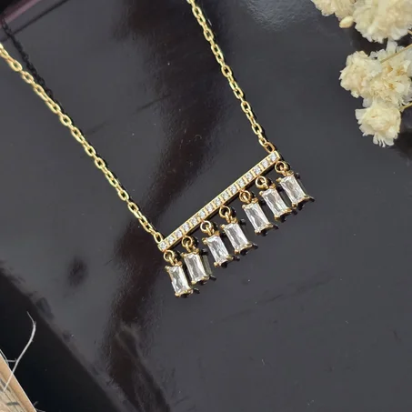 Crystal-Cascade Necklace