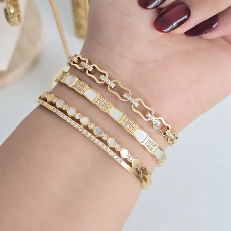 Classy-Trio Bracelets