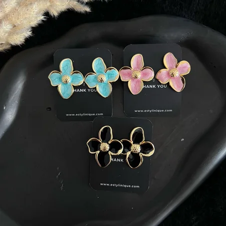 4u-Flower Earrings