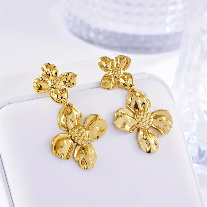 Double-Flower Earrings