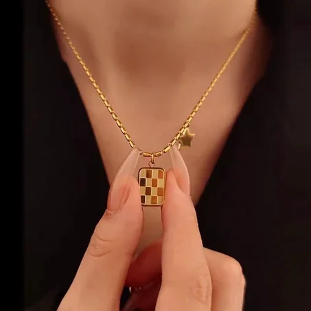 Checkmate Necklace