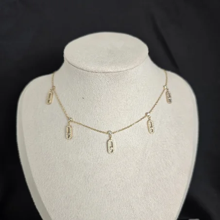 Oval-Drop Necklace