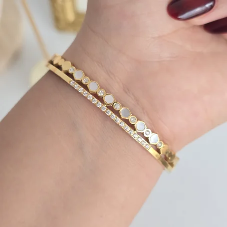 Double-White Bracelet