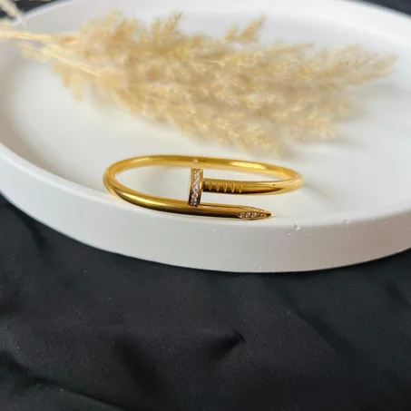 Gold-Nail Bracelet