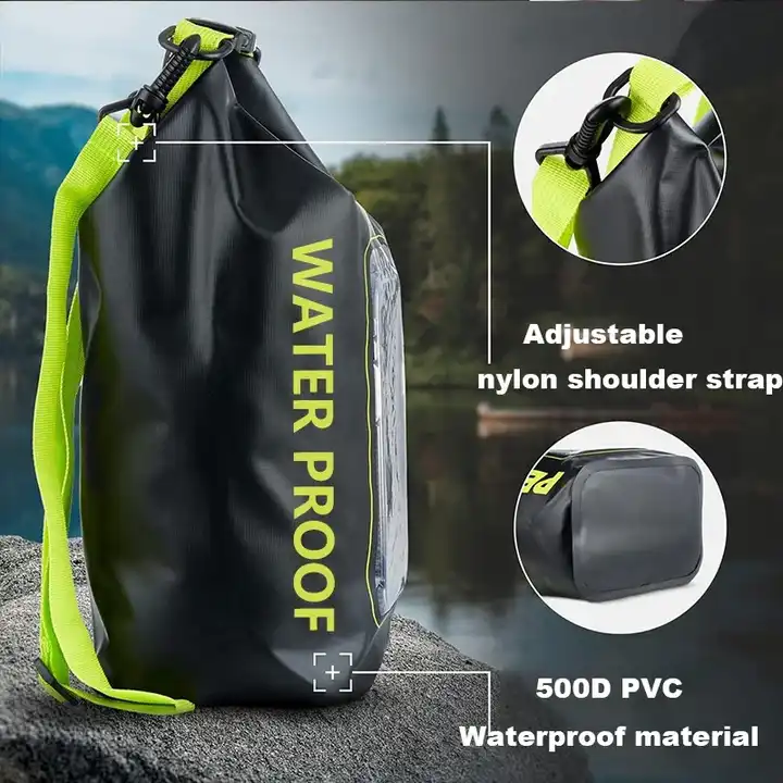 PVC Surfing Bag- حقيبة السباحة 🌊 التوصيل مجاني 58 ولاية ! – مقاومة للماء، مصممة للمغامرين  🛡️ مادة قوية ضد الماء والغبار: مصنوعة من مواد عالية الجودة، تحمي أغراضك .