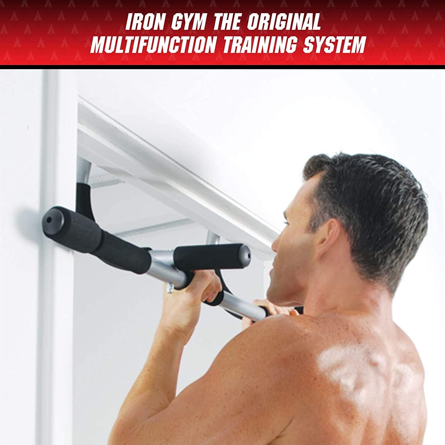 Door Gym- جهاز متعدد الاستخدامات يسمح لك بتقوية جميع عضلات الجزء العلوي: الظهر، الكتفين، الذراعين، الصدر، والترايسبس – قوتك تبدأ من هنا 💪 تمارين عقلة، ضغط، بطن، وأكثر – بدون معدات،سهولة، نتائ