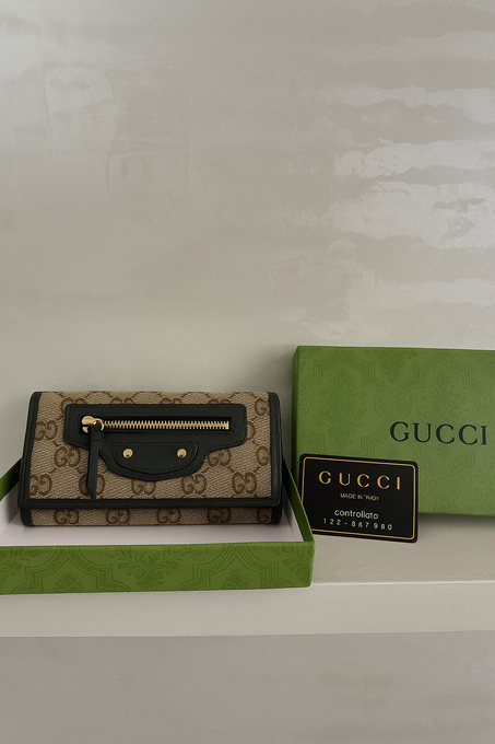 Gucci GG Canvas & Cuir Noir