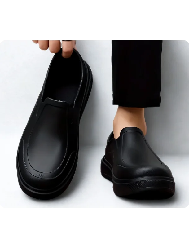 حذاء عملي خفيف الوزن مريح للمشي – ضد الماء – للرجال والنساء (بيج/أسود) Practical Lightweight Comfortable Walking Shoes – Waterproof – For Men and Women (Beige/Black)