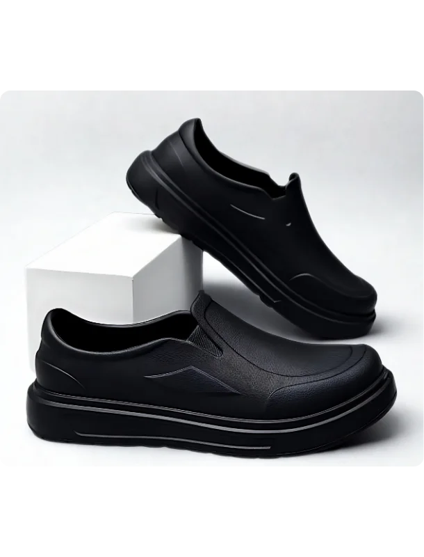 حذاء عملي خفيف الوزن مريح للمشي – ضد الماء – للرجال والنساء (بيج/أسود) Practical Lightweight Comfortable Walking Shoes – Waterproof – For Men and Women (Beige/Black)