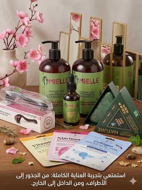 🌿✨ مجموعة Mielle Rosemary Mint الأصلية لتقوية وتطويل الشعر  غير ب199 درهم وتوصيل مجاني✨🌿