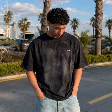 Oversize Smoke T-Shirt —MIN  2026