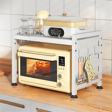 منظم المطبخ قابل للتوسيع ( اللون الأبيض )