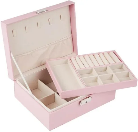 صندوق تنظيم  المجوهرات - أنيق وآمن