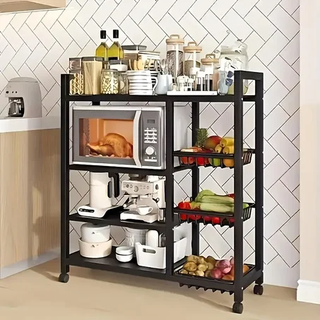 حامل قابل للطي مع عجلات