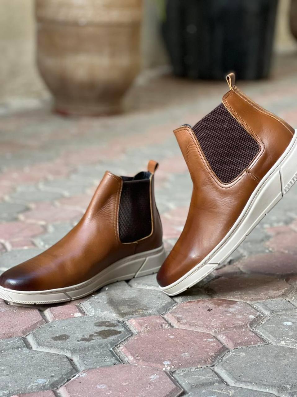 Aldwin Limit Brogue Mid Tan Leather
