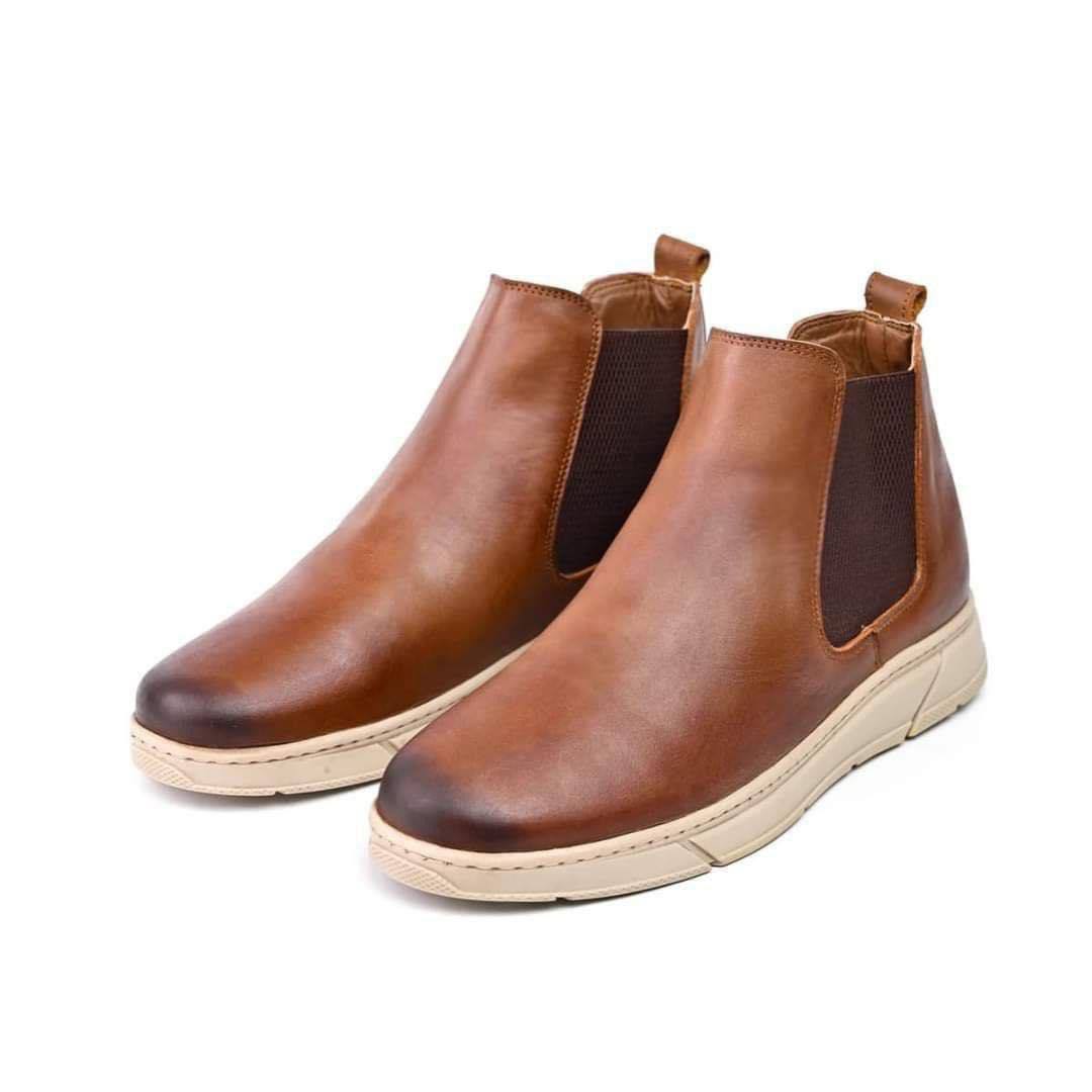 Aldwin Limit Brogue Mid Tan Leather