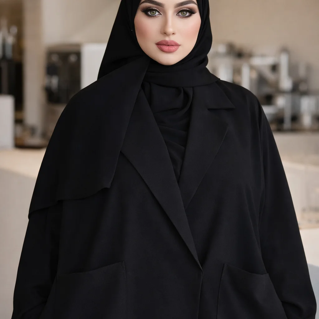 عباية أنيقة بتصميم عصري