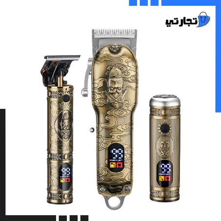 مجموعة حلاقة شعر الانف والاذن الاحترافية مع شاشة عرض