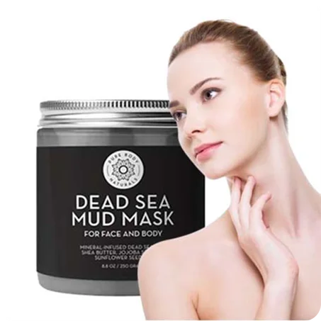 قناع طين البحر الميت لتنقية الوجه من حب الشباب والرؤوس السوداء