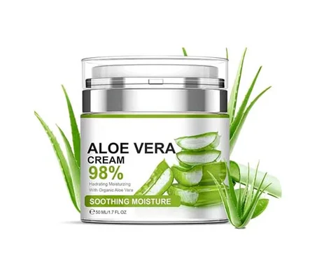 كريم ترطيب ترطيب الوجه الطبيعي بنسبة 98% من Aloe Vira