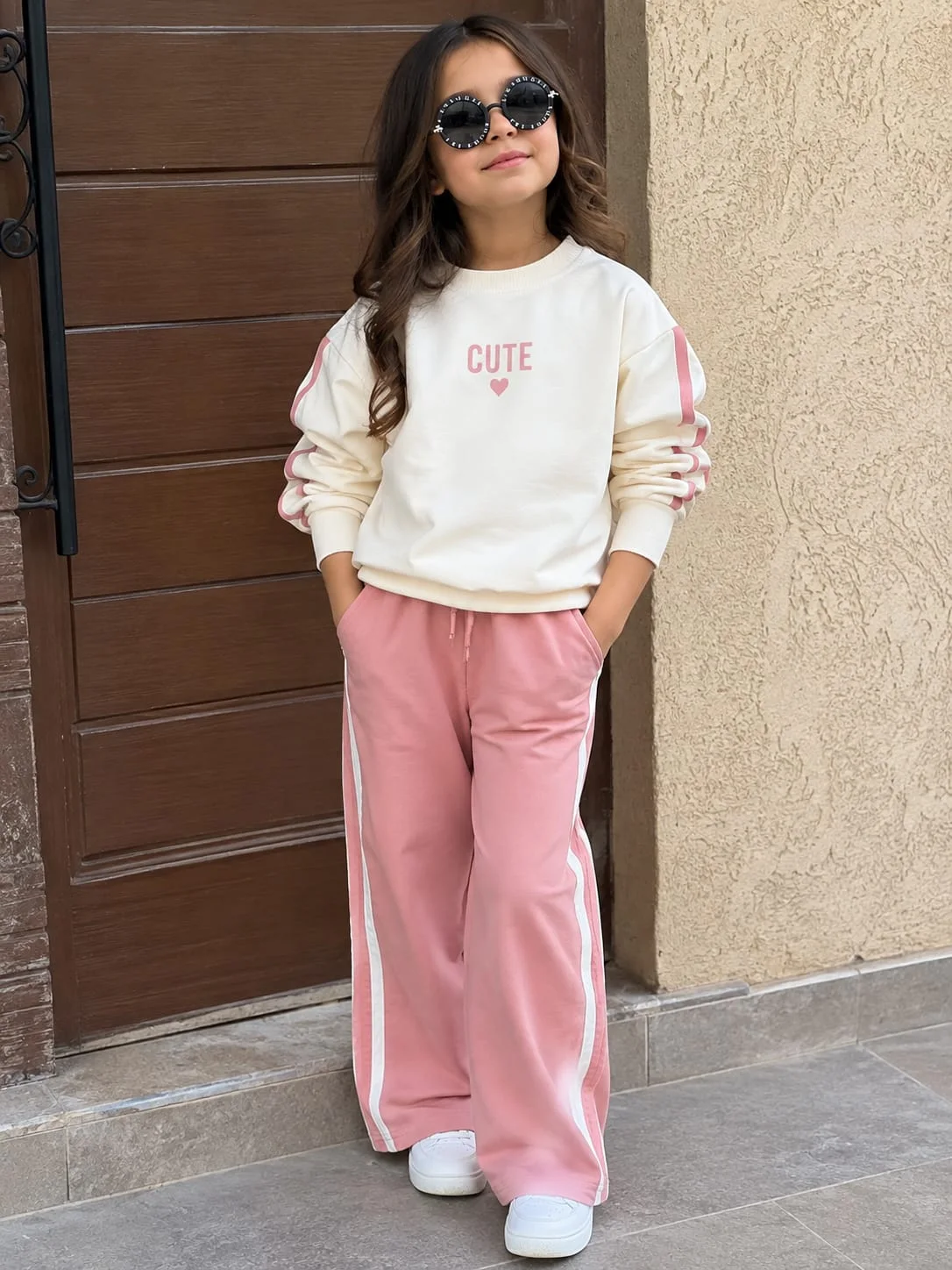 طقم بنات cute | توب مونطوني
