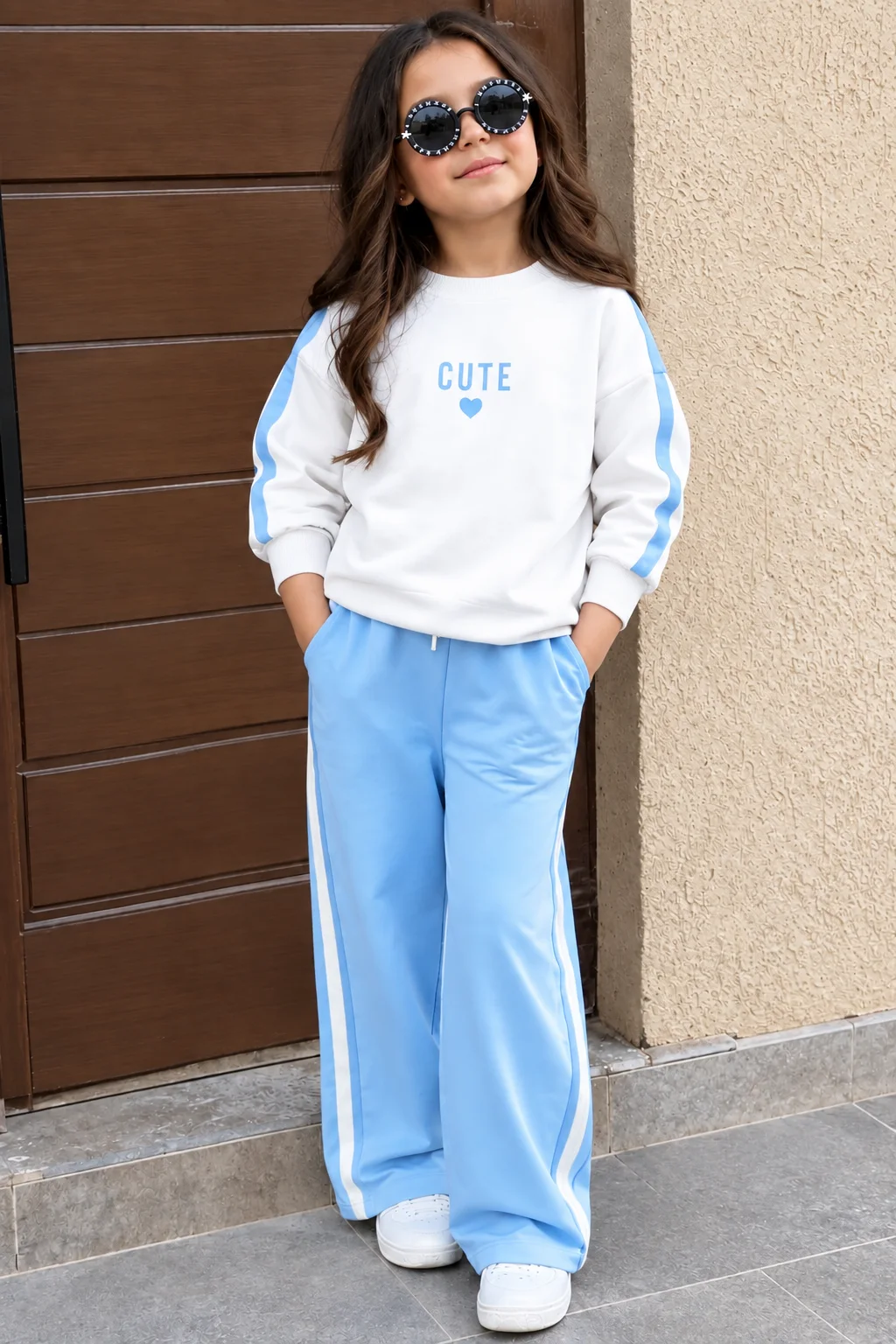 طقم بنات cute | توب مونطوني
