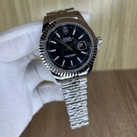 Rolex Date just noir
