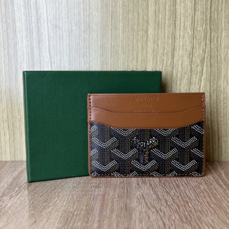 Porte carte Goyard marron
