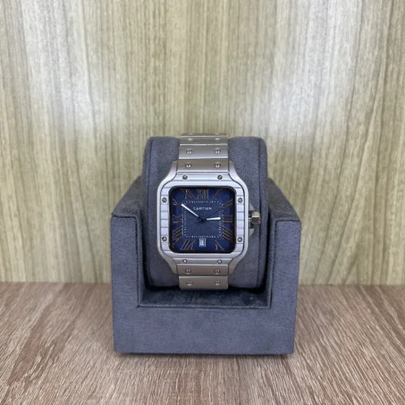 Cartier santos bleu nuit