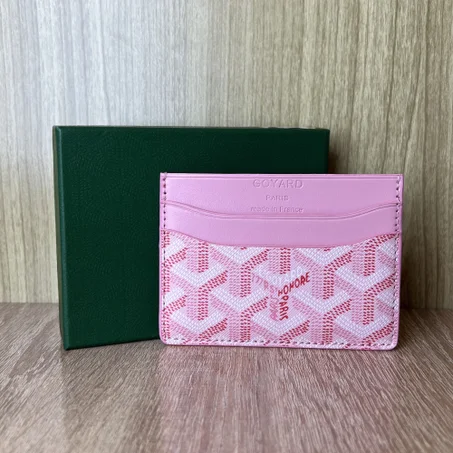 Porte carte Goyard rose