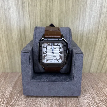 Cartier santos cuir